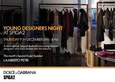 Young Designers Night at Spiga2 present Lamberto Pietri