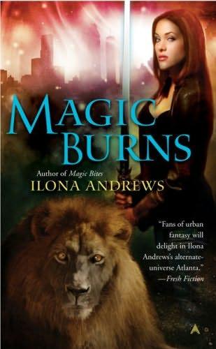 book cover of   Magic Burns    (Kate Daniels, book 2)  by  Ilona Andrews
