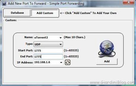 Configurare Simple Port FW 4 Configurare Simple Port FW 4