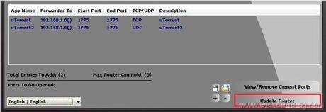 Configurare Simple Port FW 5