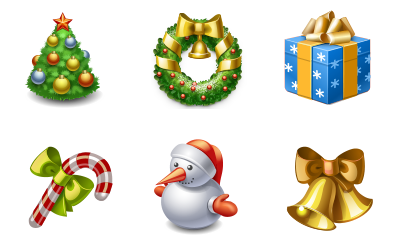 Icone: a Natale ci vuole gusto (18 free icon packs)