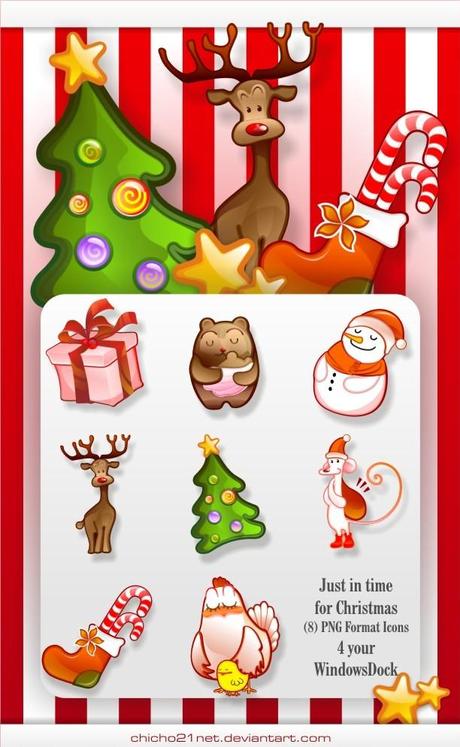 Icone: a Natale ci vuole gusto (18 free icon packs)