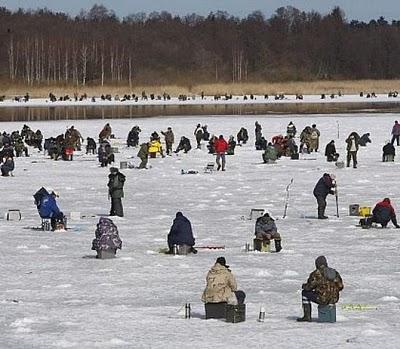 La stagione della pesca su ghiaccio