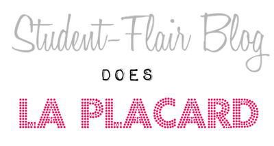 Student-Flair BLOG does La Placard