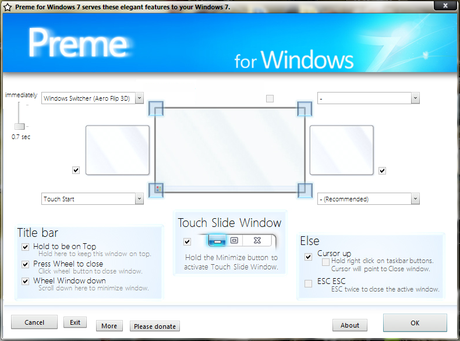 Preme 0.93 for Windows 7 : Enhance your Windows 7.