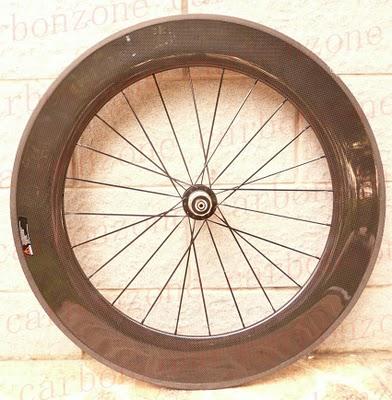 700C carbon 88mm Tubular wheelset