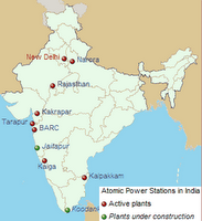 L’India raggiunge la soglia di 20 reattori nucleari