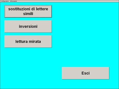 dislessia, programma, esercizi