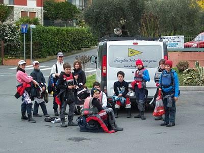 GLI OPTIMIST DEL FRAGLIA VELA DESENZANO IN REGATA A POLA