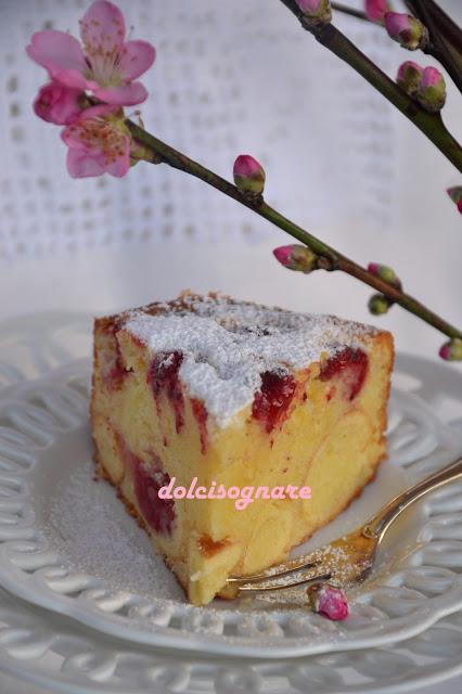 Torta ai lamponi con cachitos