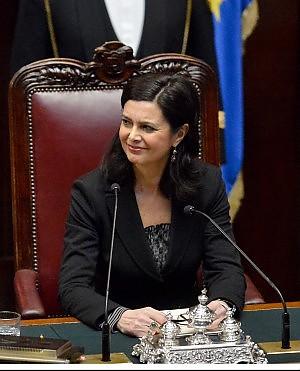 Laura Boldrini, Presidente della Camera, cita i disabili nel discorso di insediamento