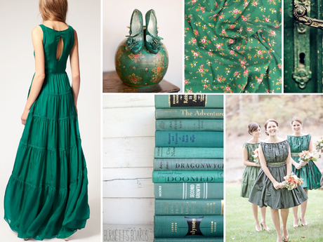 emerald wedding inspiration