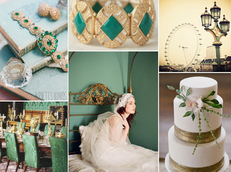 emerald wedding inspiration