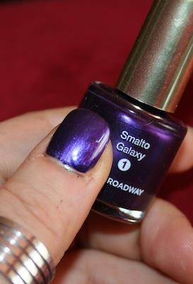 violet galaxy smalto swatch missbroadway
