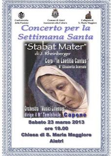 STABAT MATER PER LA SETTIMANA SANTA AD ALATRI