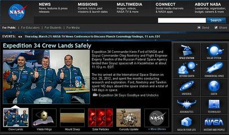 www.nasa.gov screenshot 16 marzo 2013