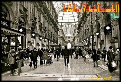 la Galleria Vittorio Emanuele II, Milano