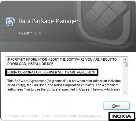 download Nokia Data Package Manager 2013