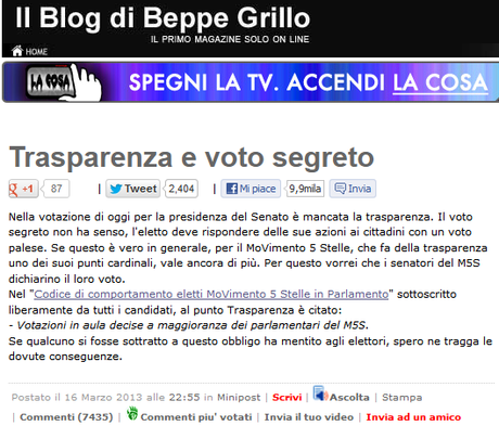 ...Beppe, fine fatto 