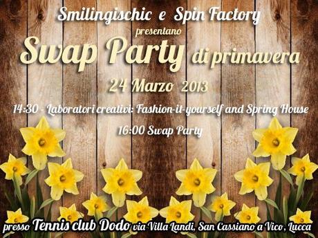 Smlingischic, fashion blog, locandina Swap Party, Swap Party di primavera 