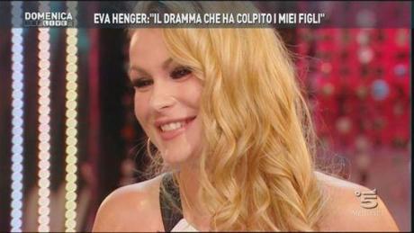 EVA HENGER E MASSIMILIANO CAROLETTI DOMENICA LIVE INTERVISTA