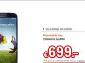 Galaxy ordine Italia disponibile prezzo 699,00