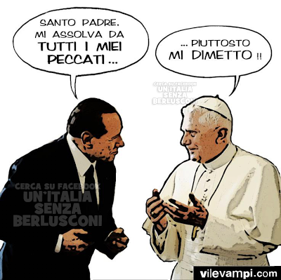 Scoop ,ecco perche si è dimesso il Papa una foto vale piu di mille parole !