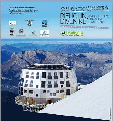 CONVEGNO RIFUGI IN DIVENIRE.IL PROGRAMMA COMPLETO