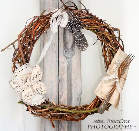 Easter wreath DIY