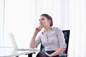 business woman at  office