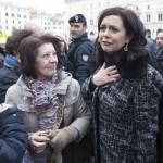 Laura Boldrini va da Napolitano al Quirinale a piedi04