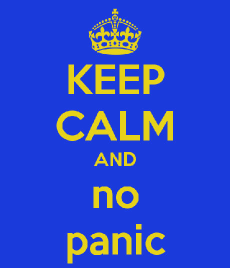 No panic!