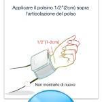 Recensione del misuratore di pressione wireless da polso iHealth BP7 Indicazioni sul corretto posizionamento
