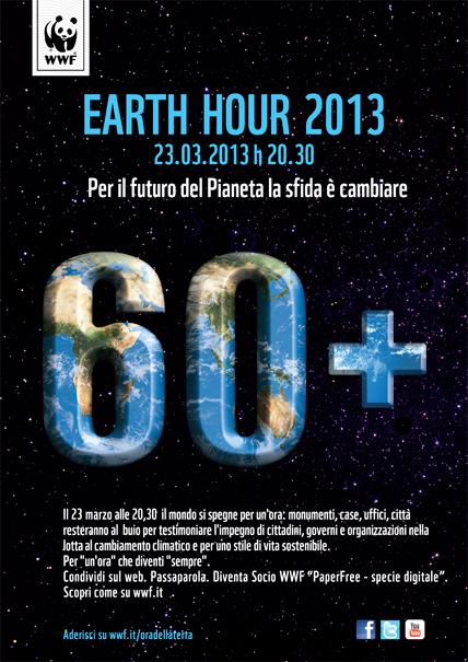 Il Comune di Tuscania aderisce alla giornata Earth Hour 2013