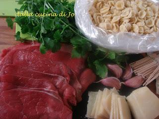 Orecchiette con le braciole