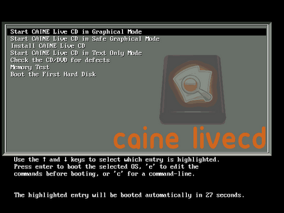 CAINE (Computer Aided INvestigative Environment) è una distribuzione GNU/Linux italiana creata come progetto di 'Digital Forensics'.