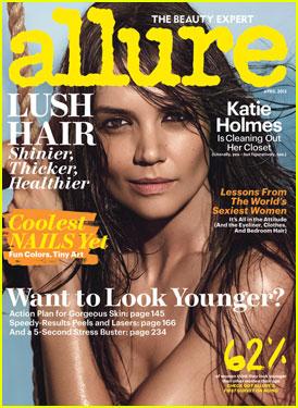 Una sexy Katie Holmes sulla cover di Allure