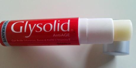 Stick labbra Glysolid AntiAGE Rigenerante.