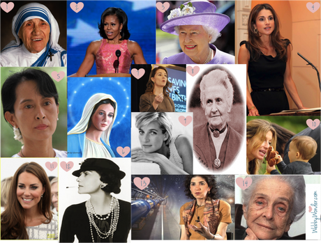 women collage