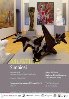 MUSTICA Simbiosi Galleria d’Arte Moderna di Genova, Mostra a cura di Fortunato D’Amico e Maria Flora Giubilei