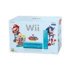 Nintendo Wii Console Blue with Mario and Sonic at the London 2012 Olympic Games New Slim-Style [Edizione: Regno Unito]