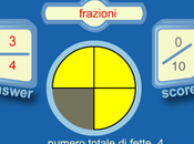 Giocare fette torta imparare frazioni