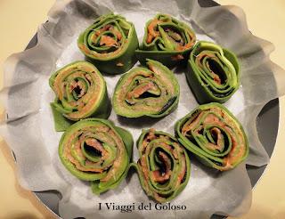 RICETTE PER PASQUA ... CHIOCCIOLE VERDI CON SALMONE E ZUCCHINE ...