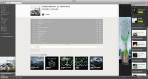 Una pagina dell'interfaccia, che si comporta esattamente come un browser