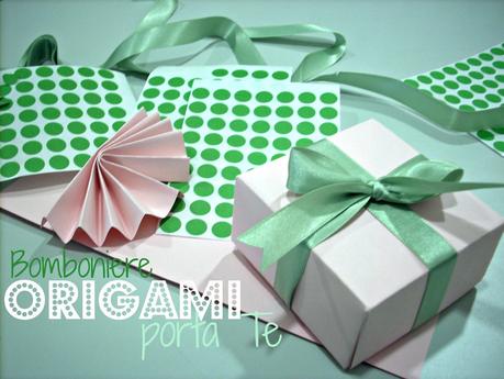 Bomboniera origami-porta tè