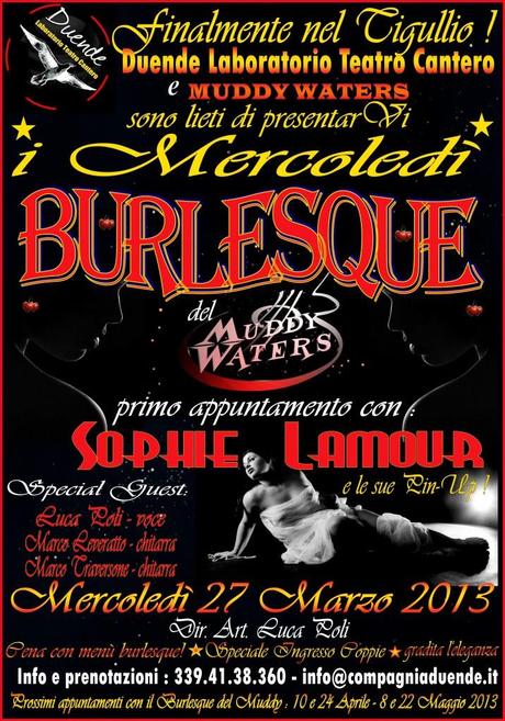 Burlesque Show al Muddy Waters