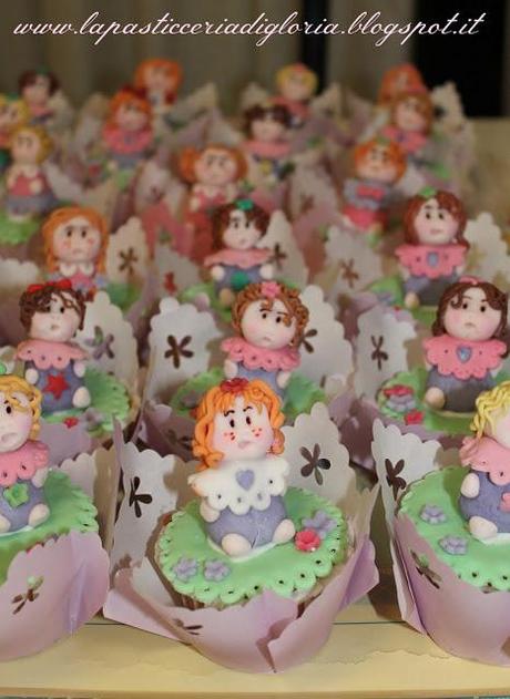 Cupcakes con bamboline