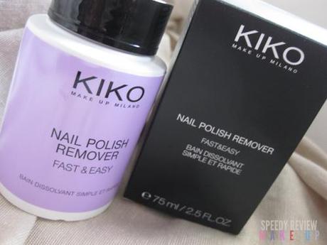 [KIKO] Nail polish Remover..solvente rimuovi smalto