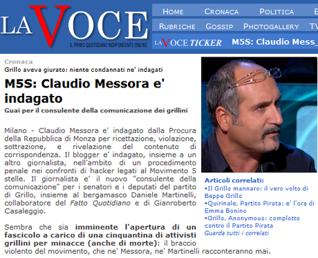 Claudio Messora: portavoce del portavoce da due giorni, e già ha bisogno di un portavoce?