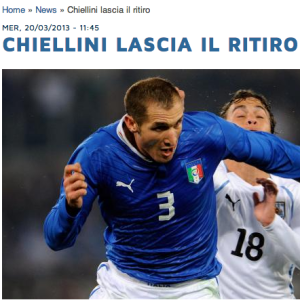 Chiellini su www.vivoazzurro.it